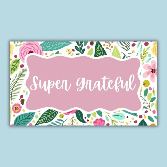 Thank You Cards: 50 Count / 5 Designs - Picture 2 of 7